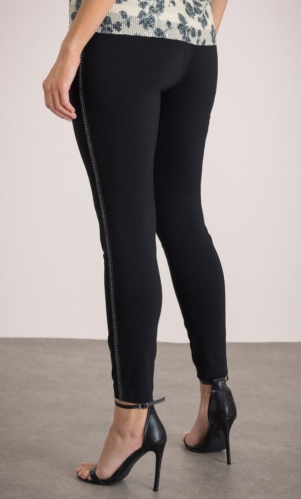 Embellished Slim Leg Trousers