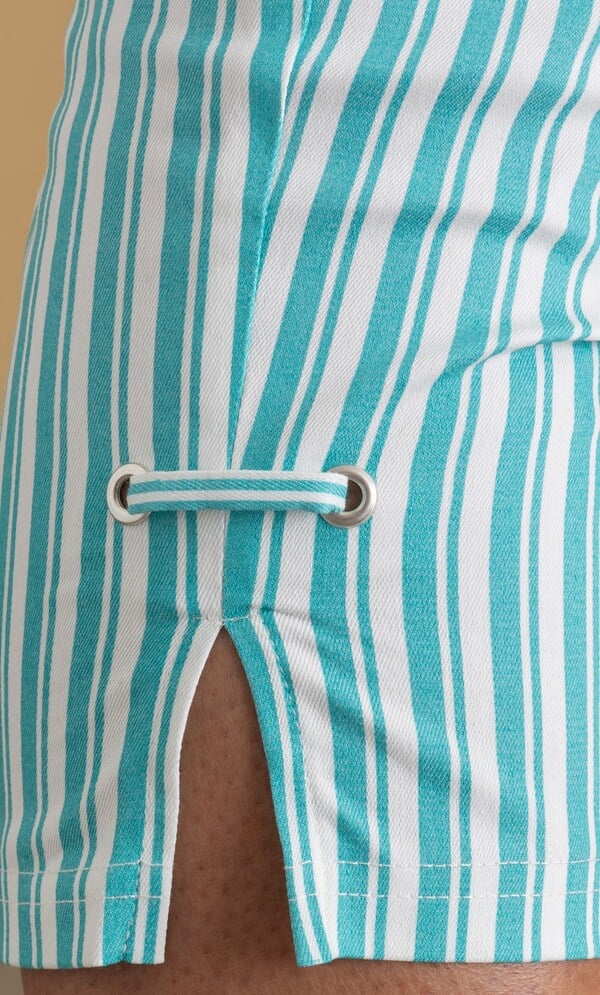 Striped Capri Trousers