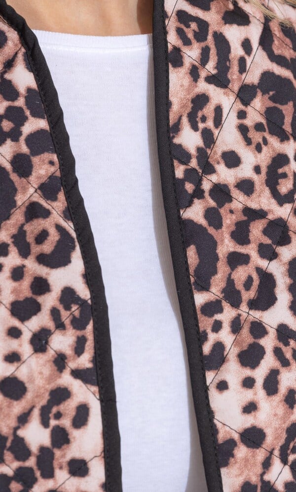 Printed Quilted Jacket