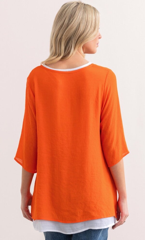 Double Layer Tunic Top