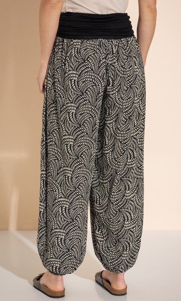 Printed Harem Trousers