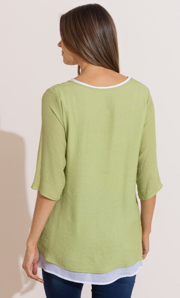 Double Layer Tunic Top