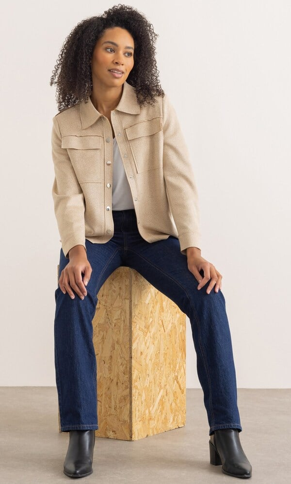 Suedette Blouse