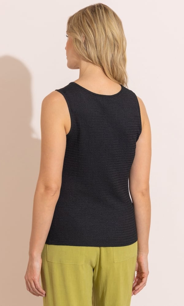 Textured Sleeveless Vest Top