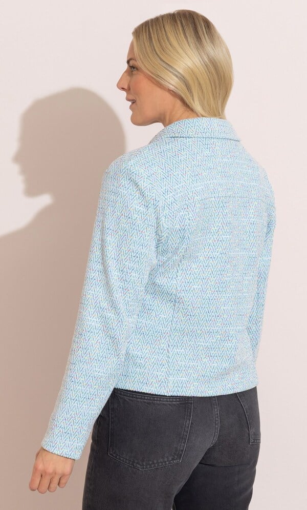 Textured Biker Jacket