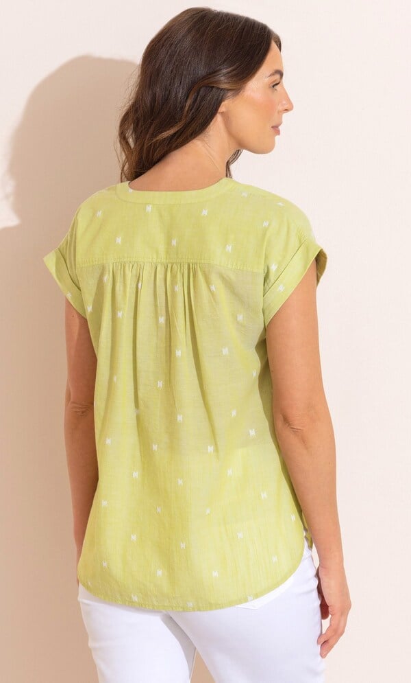 Embroidered Cotton Top