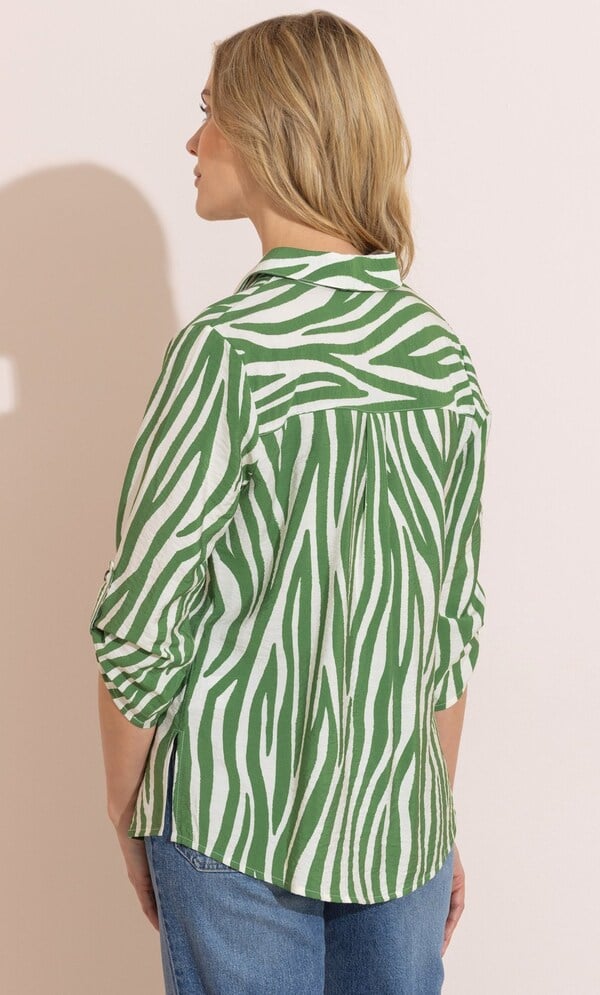 Zebra Print Blouse
