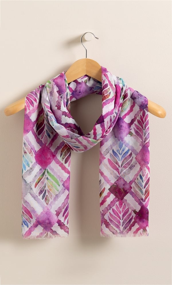 Leaf Printed Scarf