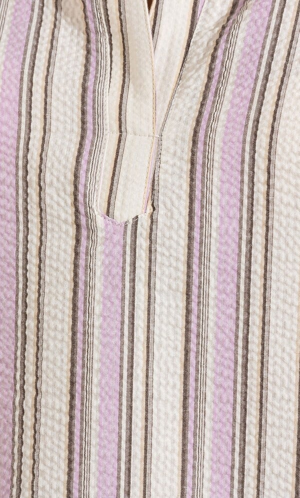 Striped Seersucker Top