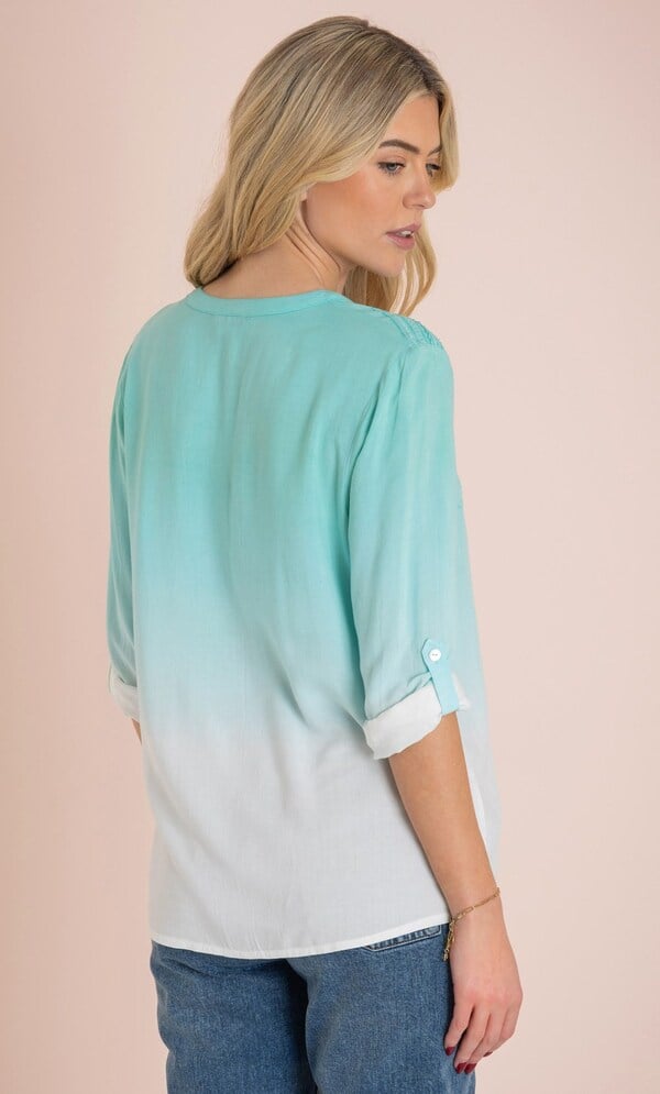 Embellished Dip Dye Shirt
