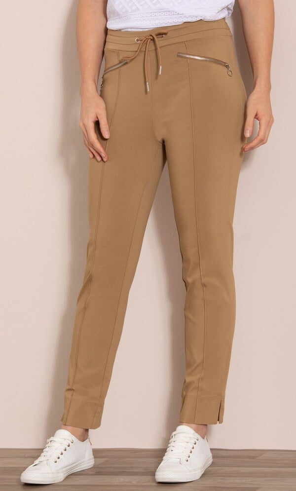 Slim Leg Pull On Trousers