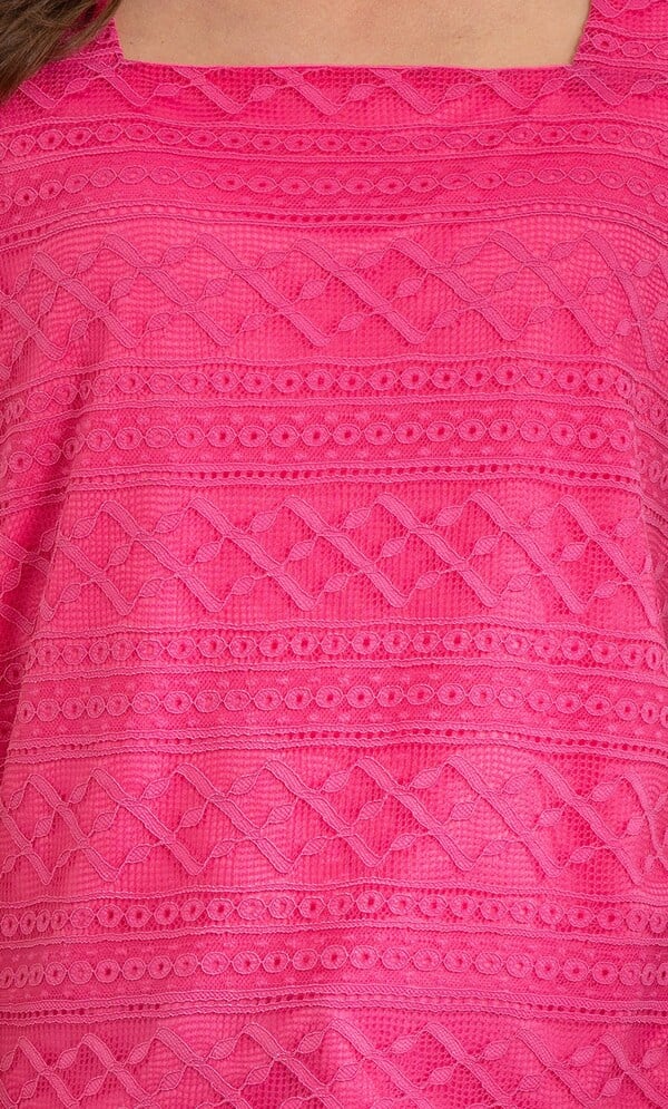 Short Sleeve Lace Top