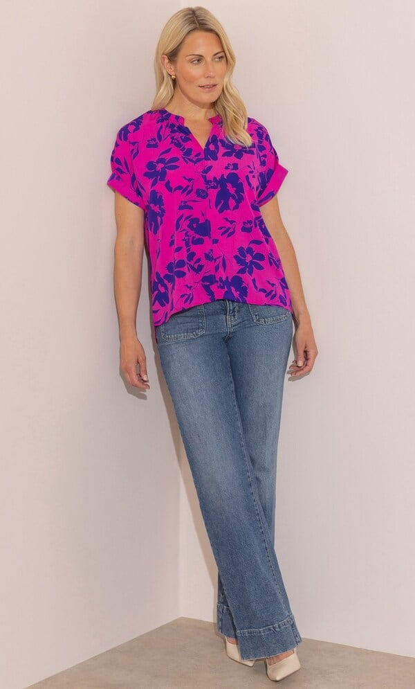 Anna Rose Floral Printed Top