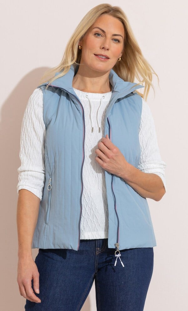 Anna Rose Lightweight Padded Hooded Gilet