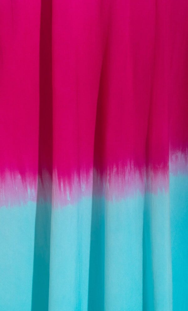 Strappy Dip Dye Maxi Dress