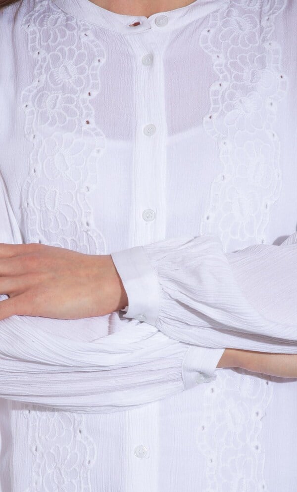 Embroidered Boho Shirt