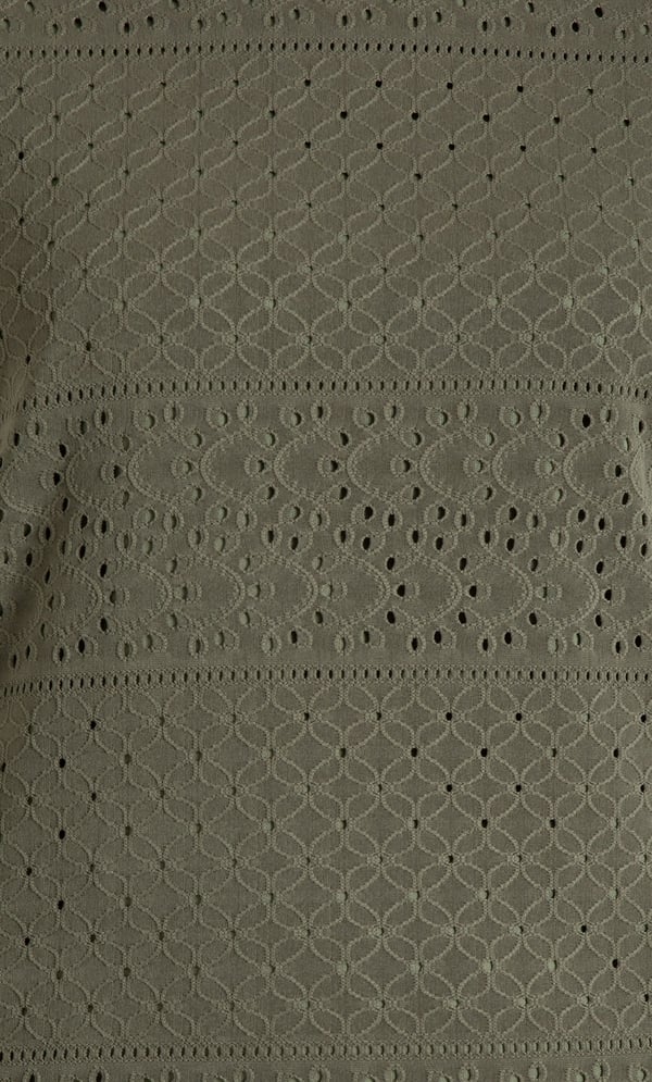 Anna Rose Eyelet Jacquard Top