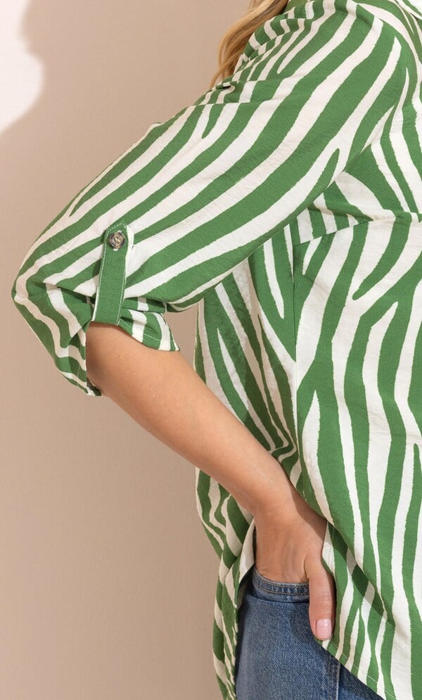 Zebra Print Blouse