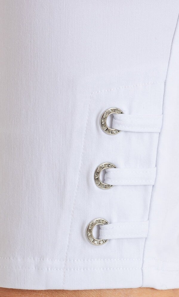 Anna Rose Embellished Eyelet Shorts