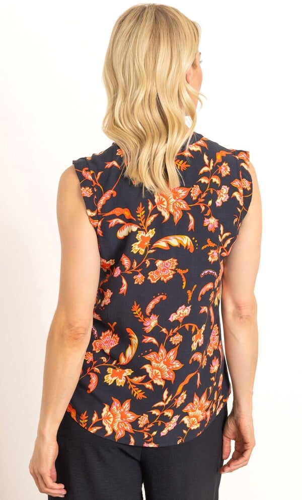 Floral print Sleeveless Top