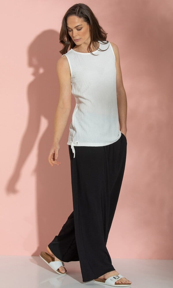 Textured Sleeveless Top