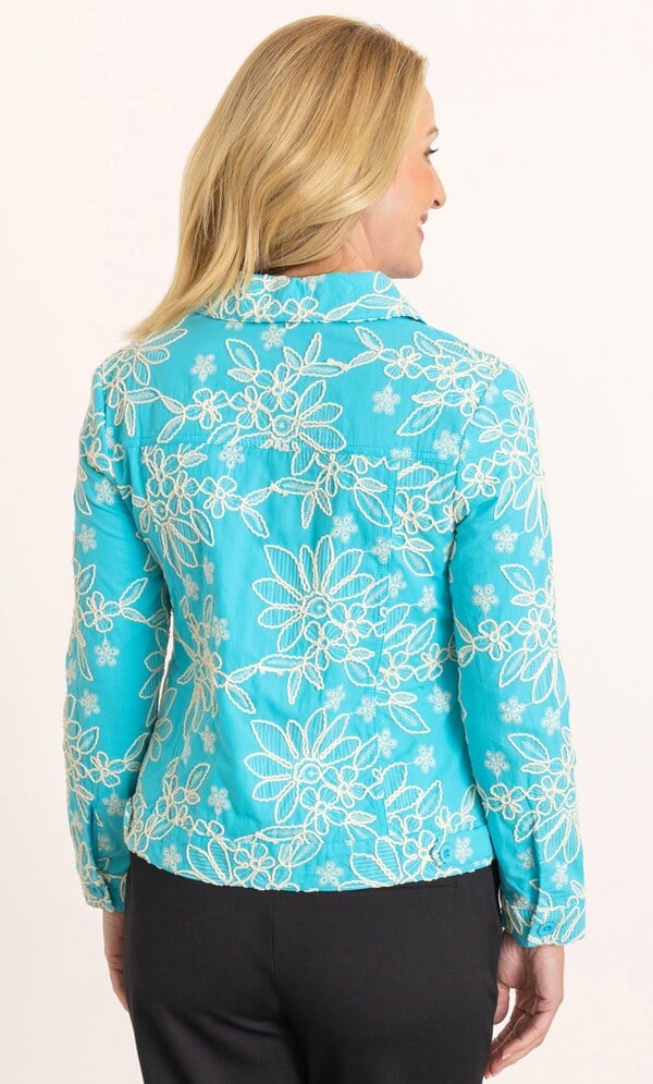 Anna Rose Embroidered Cotton Jacket