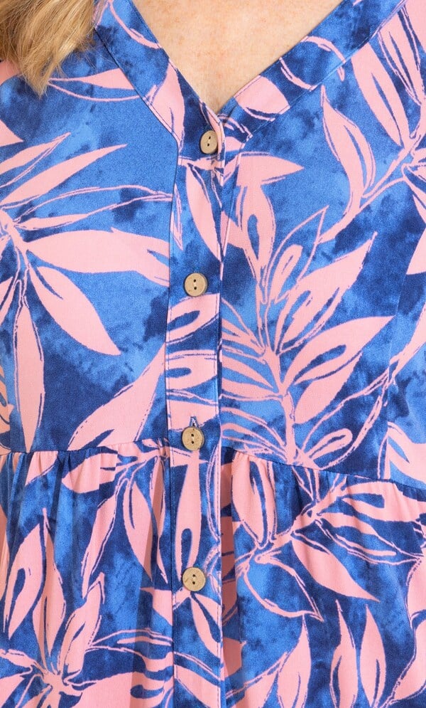 Anna Rose Printed Jersey Dress