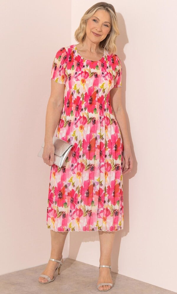 Anna Rose Floral Watercolour Dress