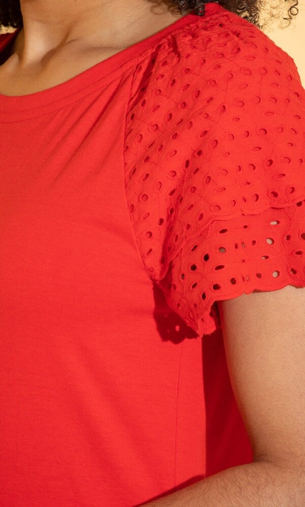Layered Short Sleeve Top