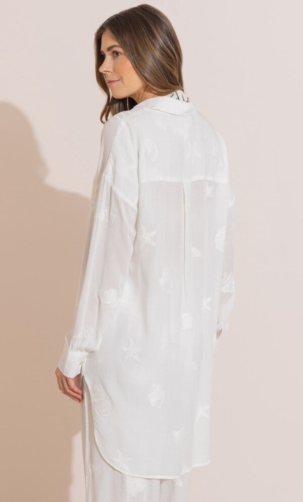 Embroidered Shell Blouse