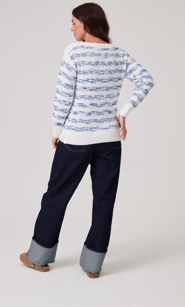 Textured Stripe Jumper