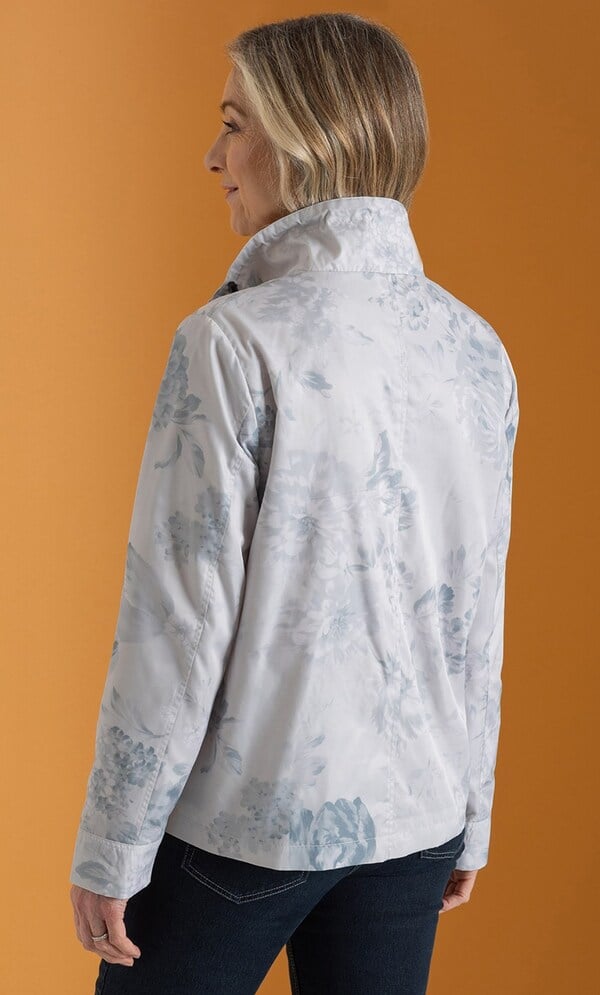 Anna Rose Floral Print Lightweight Jacket