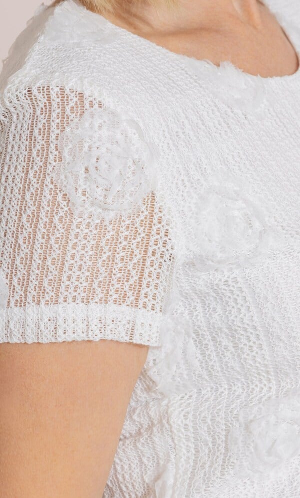 Anna Rose Crochet Floral Top