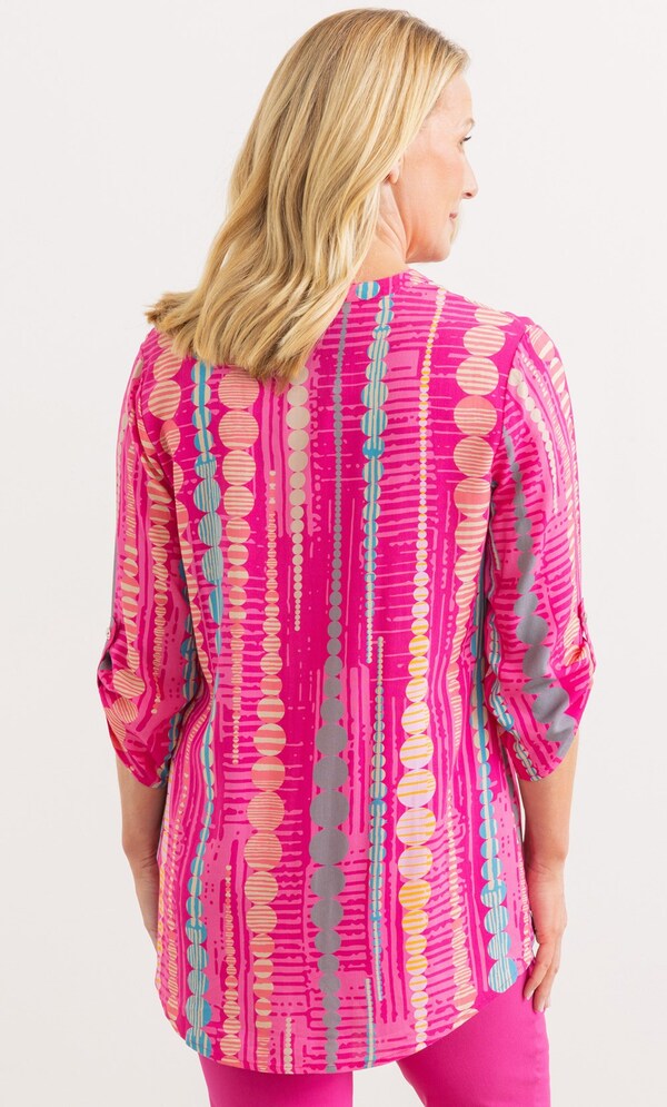 Anna Rose Circle Printed Blouse