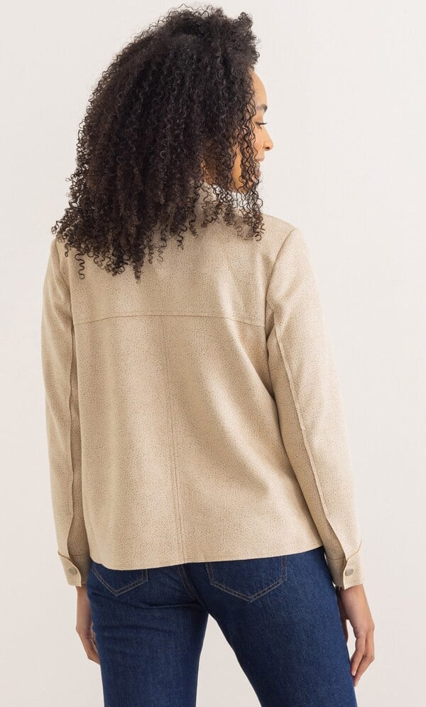 Suedette Blouse