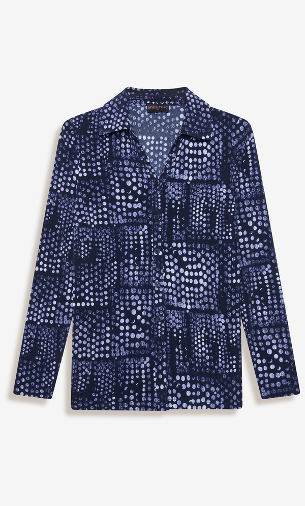 Anna Rose Spot Printed Blouse