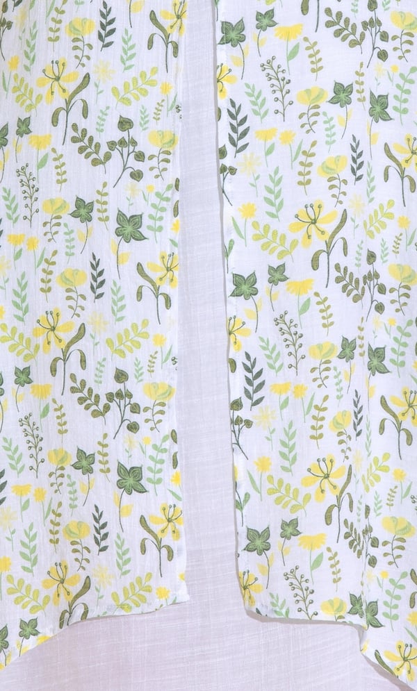 Garden Print Layered Maxi Dress