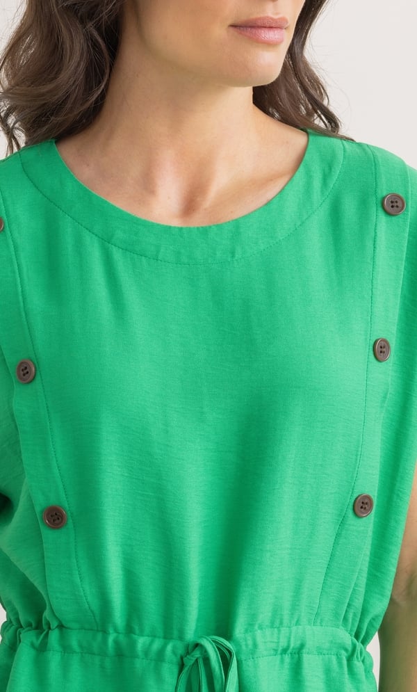 Tie Waist Short Sleeve Top