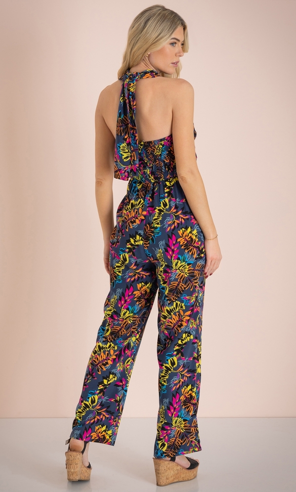 Multi Way Printed Jumpsuit