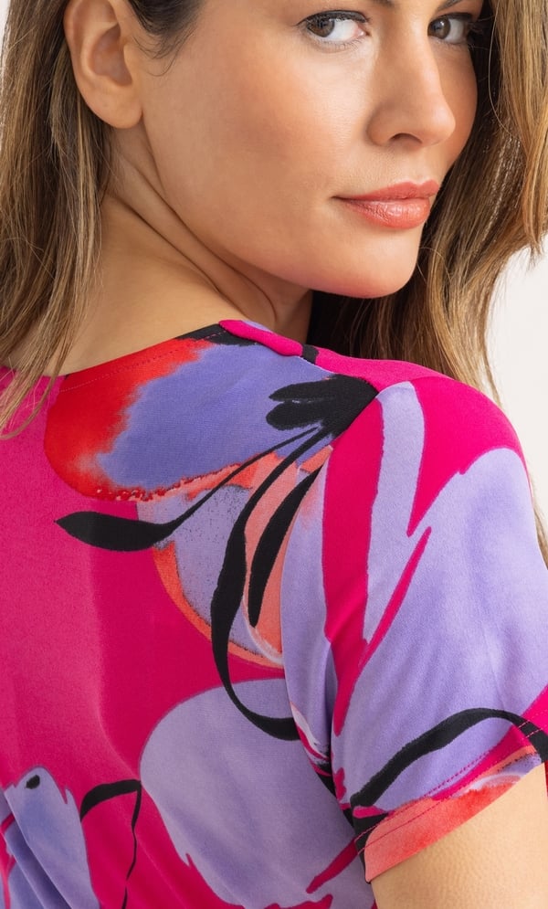 Wide Leg Printed Jumpsuit