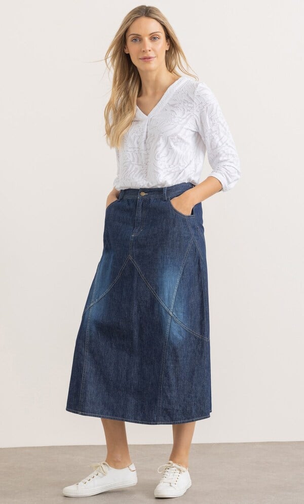 V Neck Burnout Jersey Top