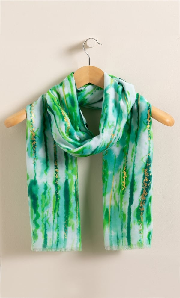 Abstract Print Scarf