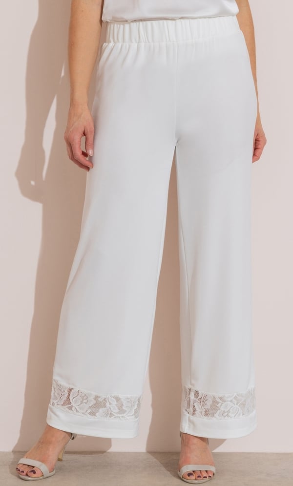 Anna Rose Lace Trim Trousers