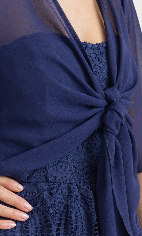 Tie Front Cover Up