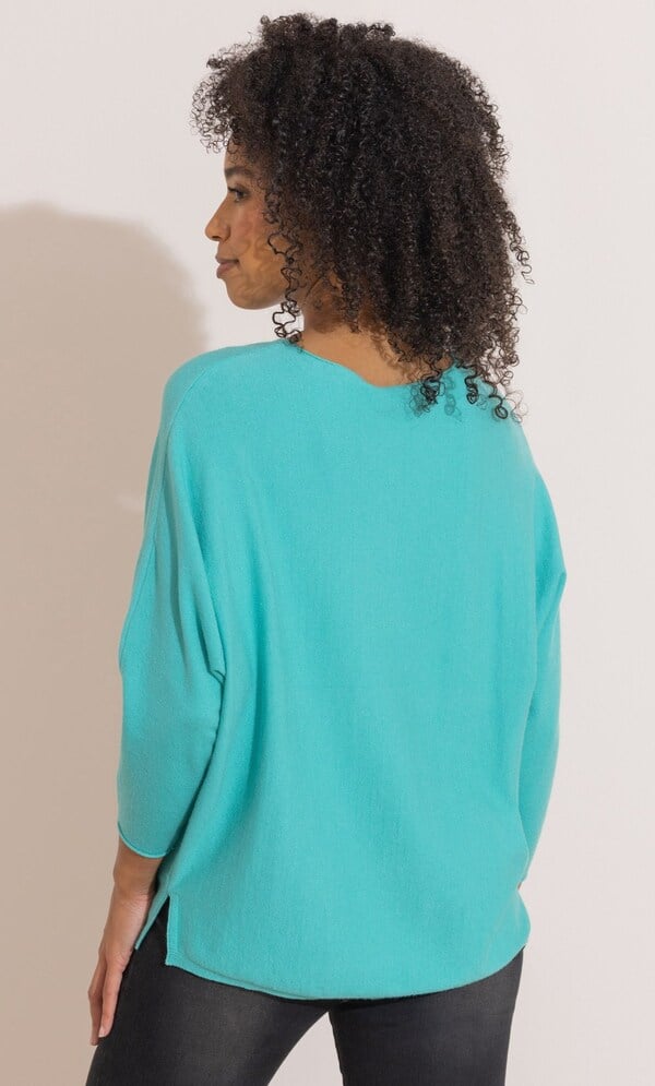Batwing Knitted Jumper