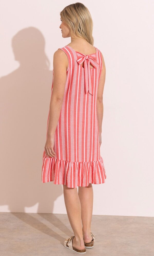 Sleeveless Striped Dress