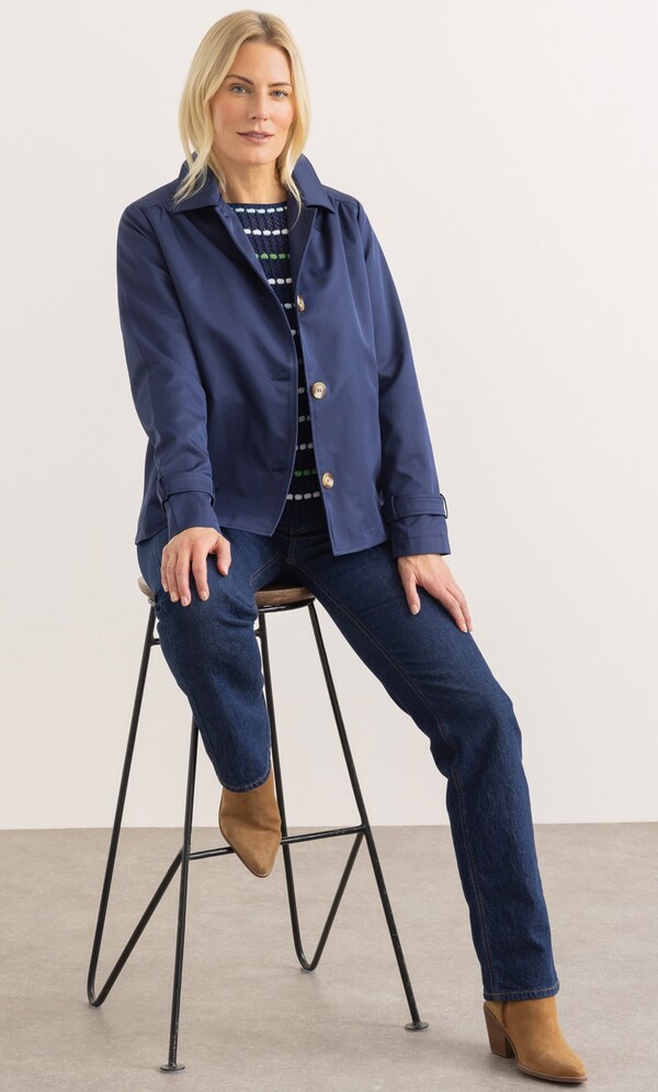 Cropped Trench Coat