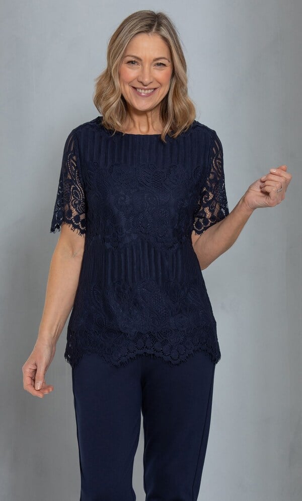 Anna Rose Crochet Lace Top