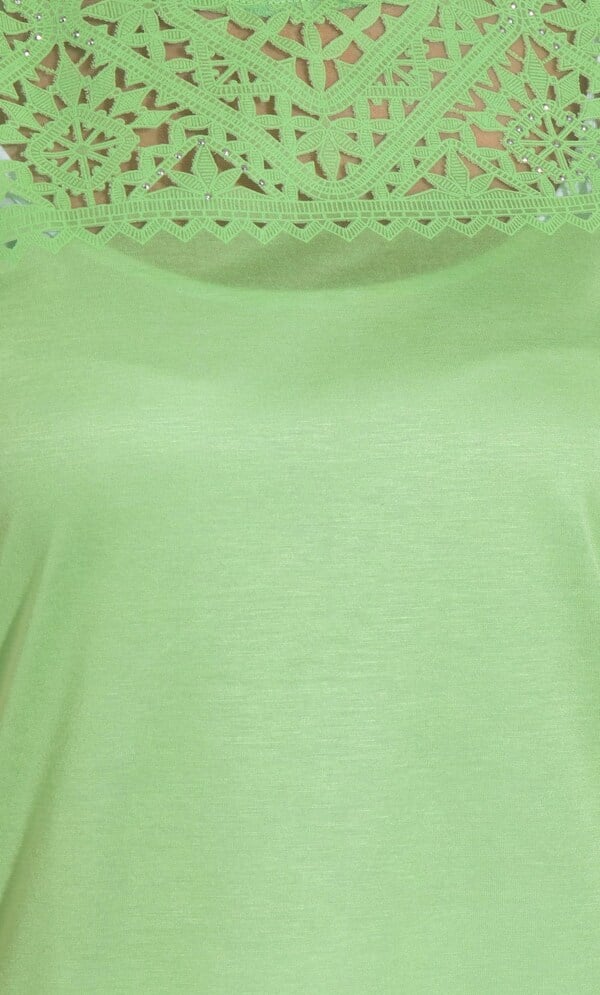 Embellished Jersey Top