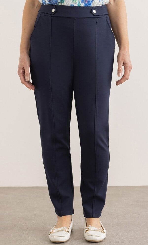 Anna Rose Ponte Slim Leg Trousers 27 inch